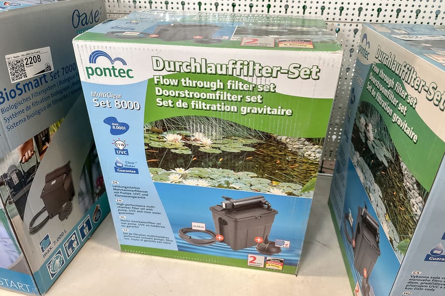 Drucklauffilterset Pontec MultiClear Set 8000